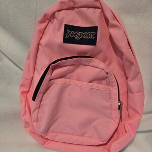 Mini Jansport Backpack Pink Half Pint black adjustable straps